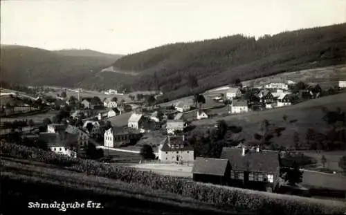 Foto Ak Schmalzgrube Jöhstadt im Erzgebirge Sachsen, Gesamtansicht