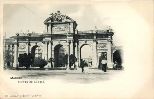 Ak Madrid Spanien, Puerta de Alcalá