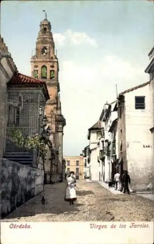 Ak Córdoba Andalusien Spanien, Jungfrau der Laternen