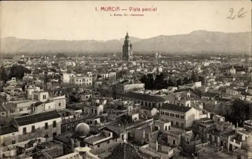 AK Stadt Murcia Spanien, Teilansicht