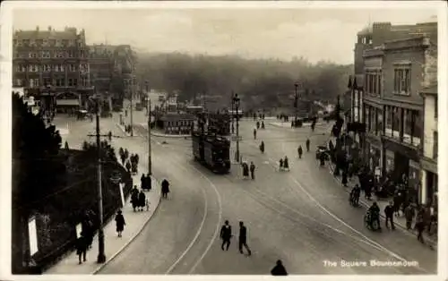 Ak Bournemouth Dorset England, Der Platz