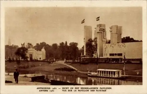 Ak Antwerpen Flandern, Weltausstellung 1930, Der niederländische Pavillon