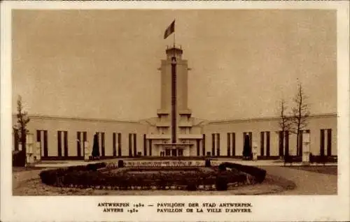 Ak Antwerpen Antwerp Flandern, Ausstellung 1930, Pavillon der Stadt Antwerpen