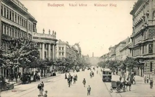 Ak Budapest Ungarn, Waitzner Ring