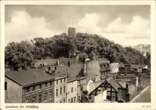 Ak Grudziądz Graudenz Westpreußen, Schlossberg