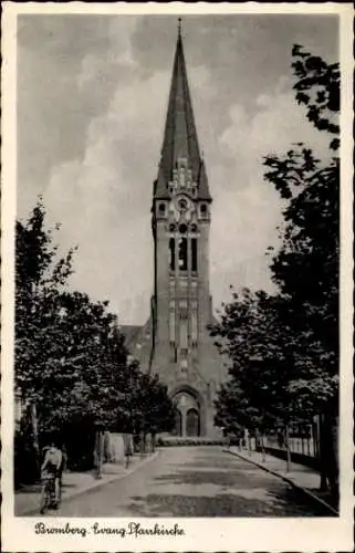 Ak Bydgoszcz Bromberg Westpreußen, Evangelische Pfarrkirche