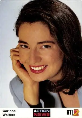 Ak Schauspielerin Corinna Wolters, Portrait, Autogramm, RTL 2, Action News