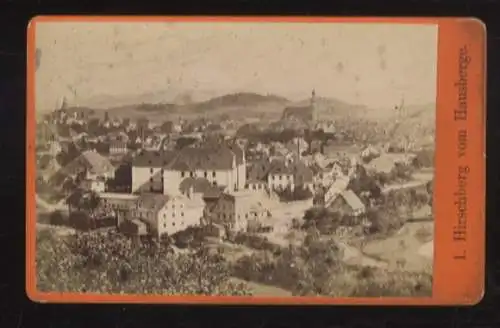 CdV Foto Jelenia Góra Hirschberg Woiwodschaft Niederschlesien Polen, Panorama