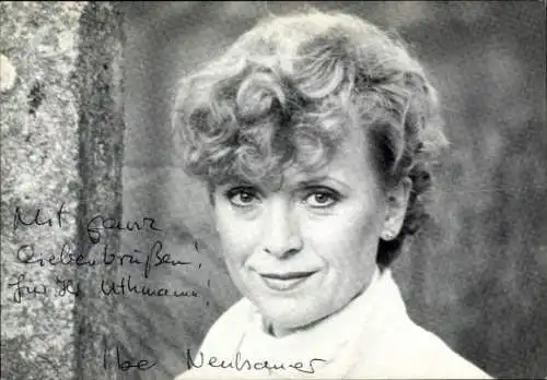 Ak Schauspielerin Ilse Neubauer, Portrait, Autogramm