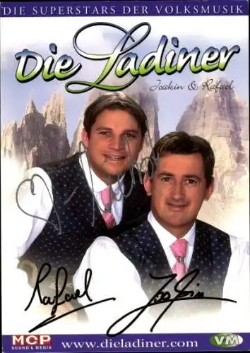 Ak Sänger Die Ladiner, Joakin, Rafael, Portrait, Autogramm