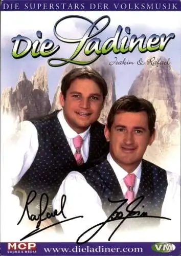 Ak Sänger Die Ladiner, Joakin, Rafael, Portrait, Autogramm