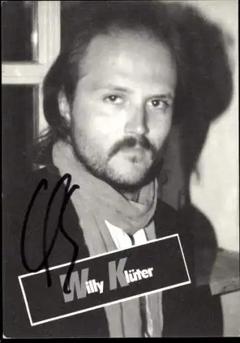 Ak Sänger Willy Klüter, Portrait, Autogramm