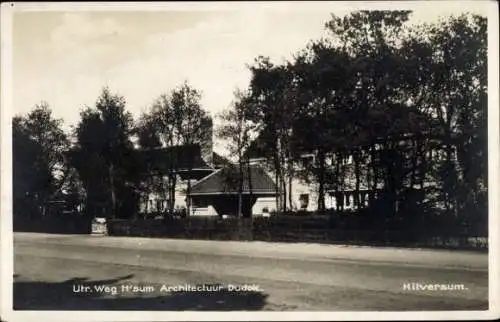 Ak Hilversum Nordholland Niederlande, Utr. Hilversum Road, Willem Marinus Dudok