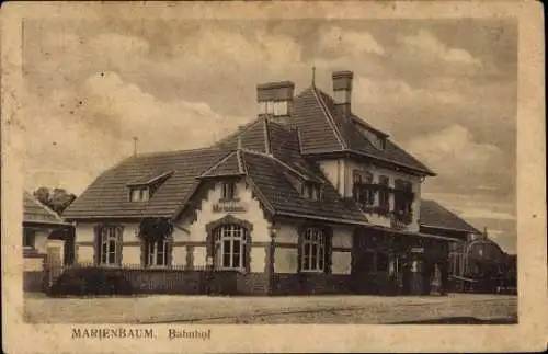 Ak Marienbaum Xanten, Bahnhof