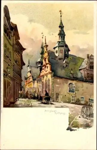 Künstler Litho Hammel, O., Arnstadt inThüringen, Rathaus, Meissner & Buch 1034