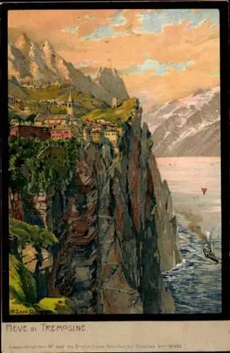 Künstler Litho Diemer, Zeno, Reve di Tremosine, Gardasee