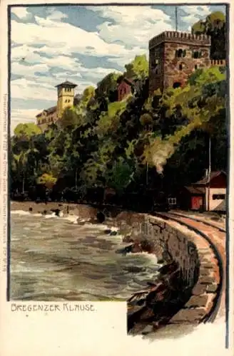 Künstler Litho Diemer, Zeno, Bregenz am Bodensee Vorarlberg, Bregenzer Klause