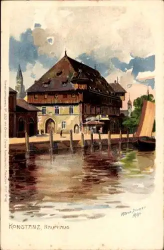 Künstler Litho Diemer, Zeno, Konstanz am Bodensee, Kaufhaus