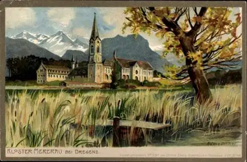 Künstler Litho Diemer, Zeno, Mehrerau Vorarlberg Österreich, Kloster