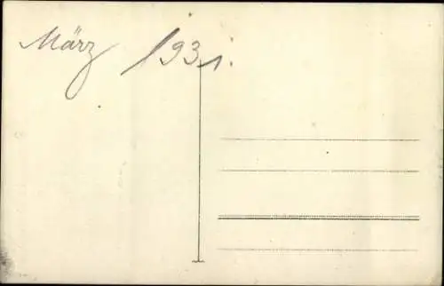 Foto Ak Junger Mann mit einer Geige, März 1931