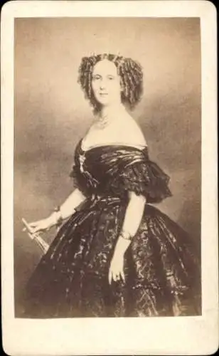 CdV Sophie, Königin der Niederlande, Portrait