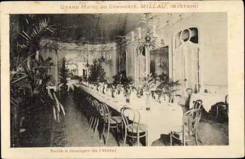 Ak Millau Aveyron, Grand Hotel du Commerce, Speisesaal