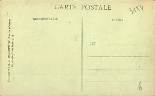 Ak Korsika, J. Moretti in der alten Tracht des Landes