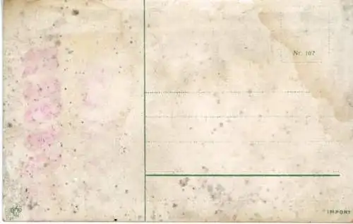 Glitzer Ak Gelbe Blumen, Kitsch, Vogesen