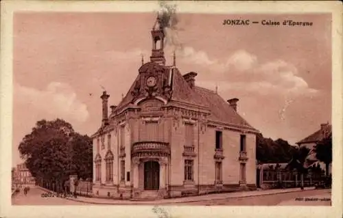 Ak Jonzac Charente Maritime, Caisse d'Espargne