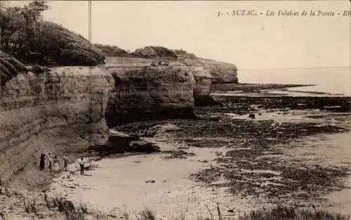 Ak Suzac Charente-Maritime, Les Falaises de la Pointe