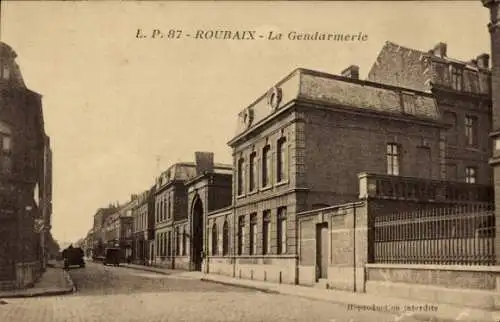 Ak Roubaix Nord, Die Gendarmerie