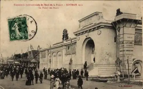 Ak Roubaix Nord, Internationale Ausstellung 1911, Palais des Mines