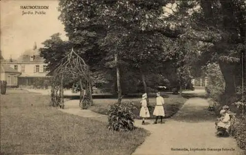 Ak Haubourdin Nord, Jardin Public