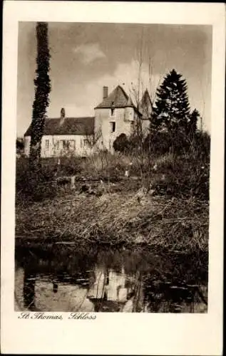 Ak Sankt Thomas in der Eifel, Schloss