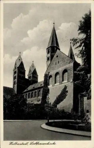 Ak Halberstadt am Harz, Liebfrauenkirche