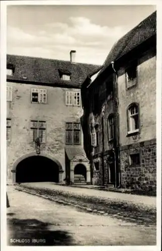 Ak Ostenfelde Bad Iburg, Schloss, Teilansicht