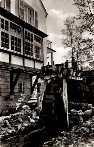 Ak Leopoldstal Horn Bad Meinberg in Lippe Teutoburger Wald, Waldhotel Silbermühle