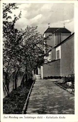 Ak Bad Meinberg am Teutoburger Wald, katholische Kirche