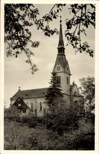 Ak Wahlwies Stockach im Hegau Baden, katholische Pfarrkirche