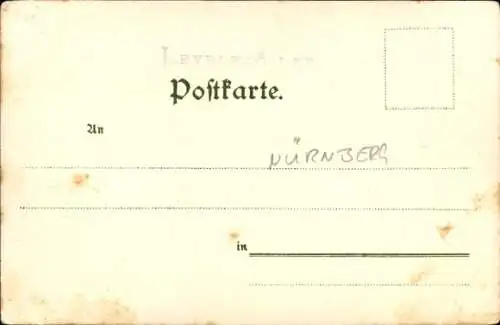 Ak Nürnberg in Mittelfranken, Teilansicht