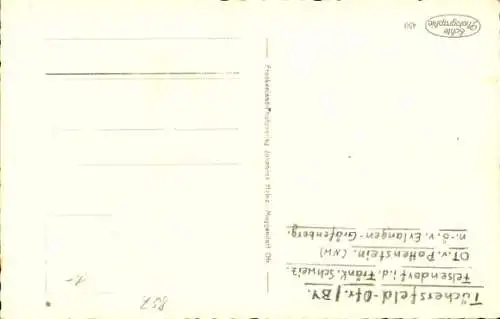 Ak Tüchersfeld Pottenstein Oberfranken, Felsendorf