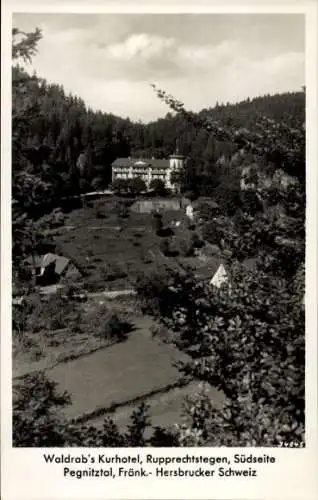 Ak Rupprechtstegen Hartenstein an der Pegnitz Mittelfranken, Waldrab's Kurhotel, Südseite