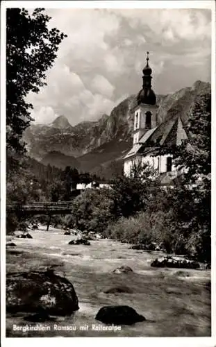 Ak Ramsau im Berchtesgadener Land Oberbayern, Bergkirchlein, Reiteralpe