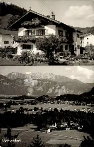 Ak Oberaudorf am Inn Oberbayern, Totalansicht, Gebäude