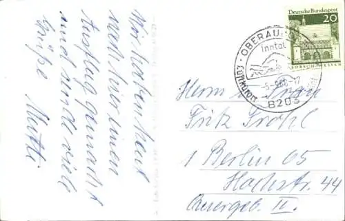 Ak Oberaudorf am Inn Oberbayern, Totalansicht, Gebäude