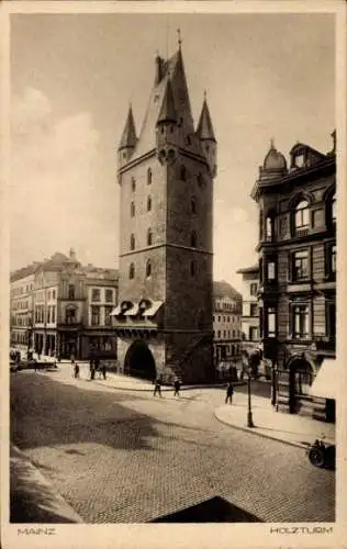 Ak Mainz am Rhein, Holzturm