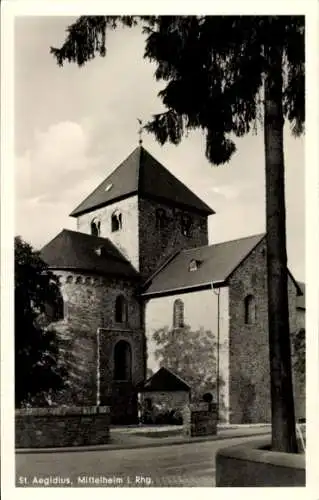 Ak Mittelheim Oestrich Winkel in Hessen, St. Aegidius