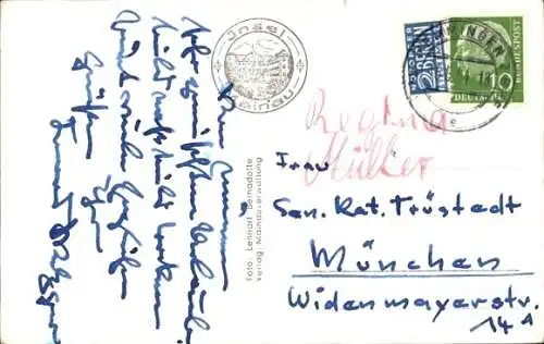 Ak Insel Mainau im Bodensee, Panorama