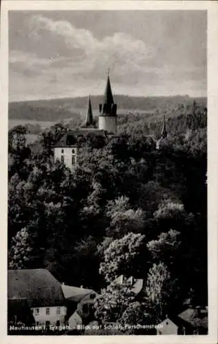 Ak Neuhausen im Erzgebirge, Schloss Purschenstein