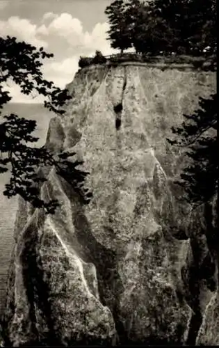 Ak Stubbenkammer Sassnitz auf Rügen, Kreidefelsen